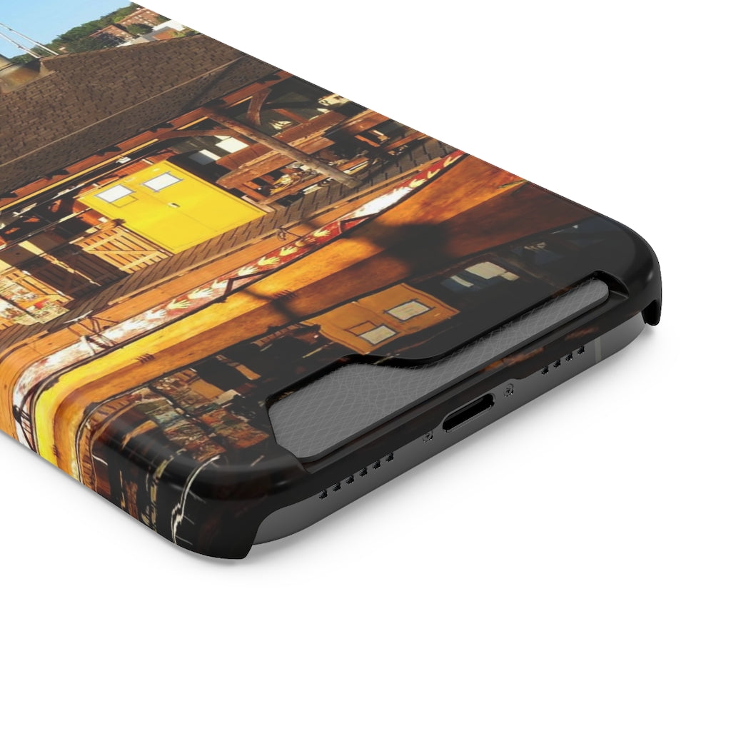 "Q'il'bid Awe" - Galaxy S22 S21 & iPhone 13 Case With Card Holder - Fry1Productions