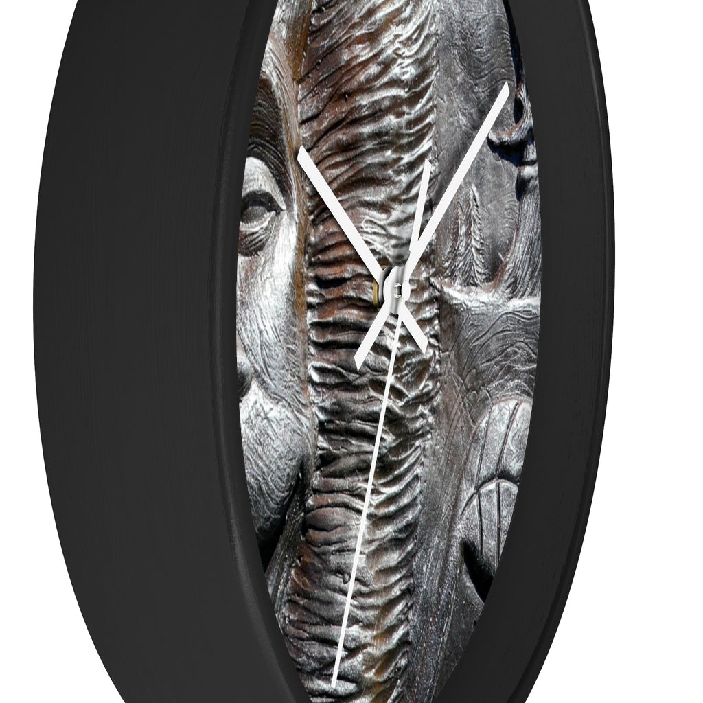 "Lion's Friends Forever v3 " - 10" Wooden Frame Wall Clock - Fry1Productions