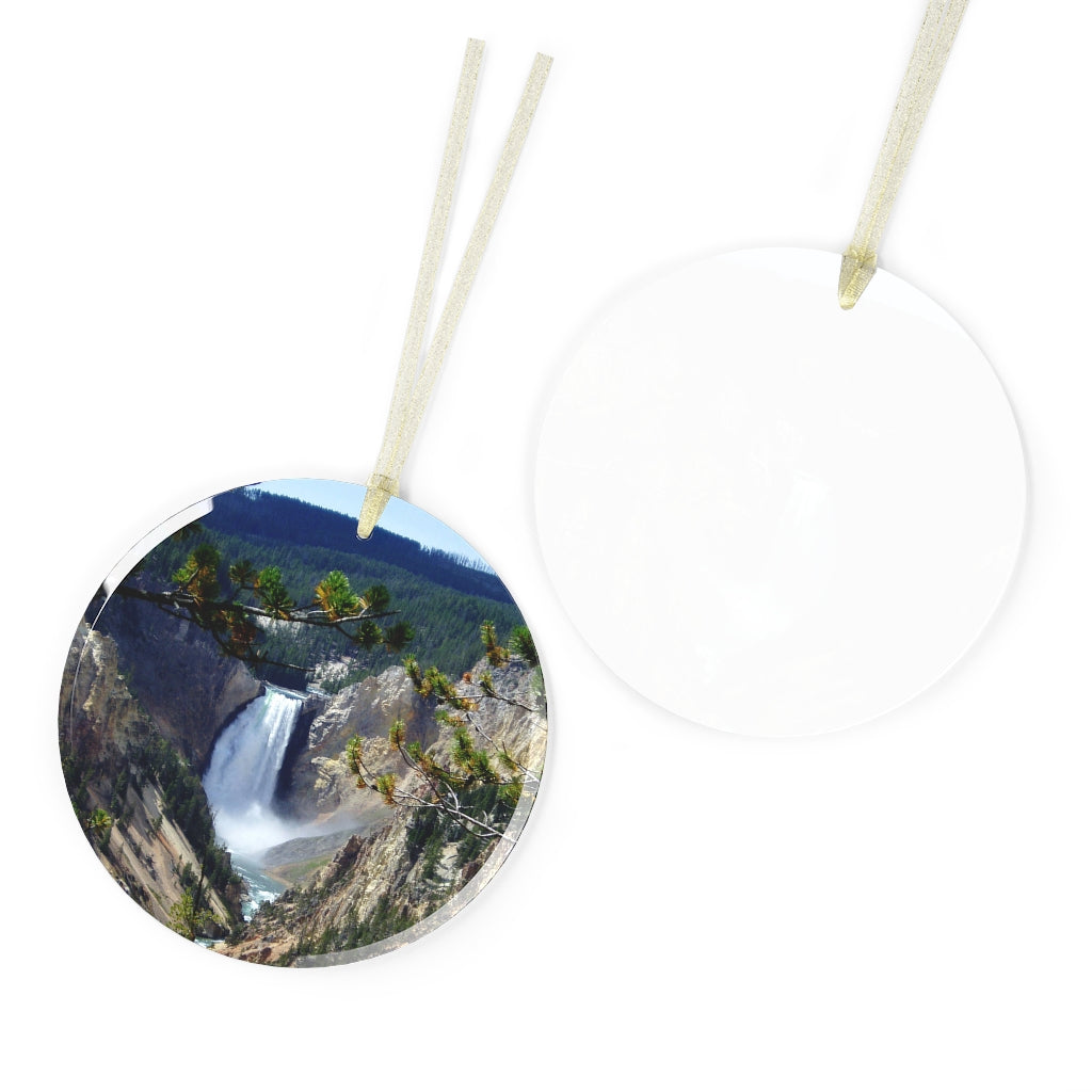 Yellowstone's Splendor - Glass Ornament - Fry1Productions