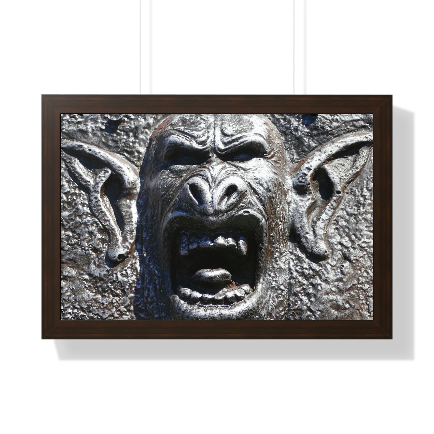 Frenzy Scream - Framed Horizontal Poster - Fry1Productions