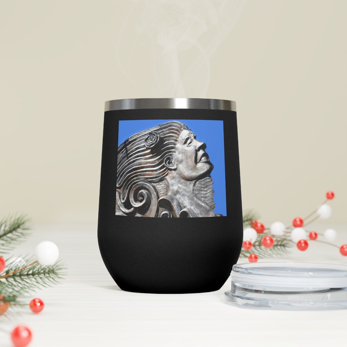 Nymph Beauty - 12 oz Insulated Wine Tumbler - Fry1Productions