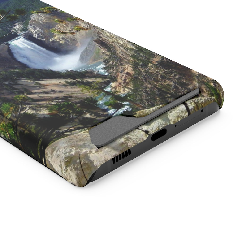 “Yellowstone's Splendor” - Galaxy S22 S21 & iPhone 13 Case With Card Holder - Fry1Productions