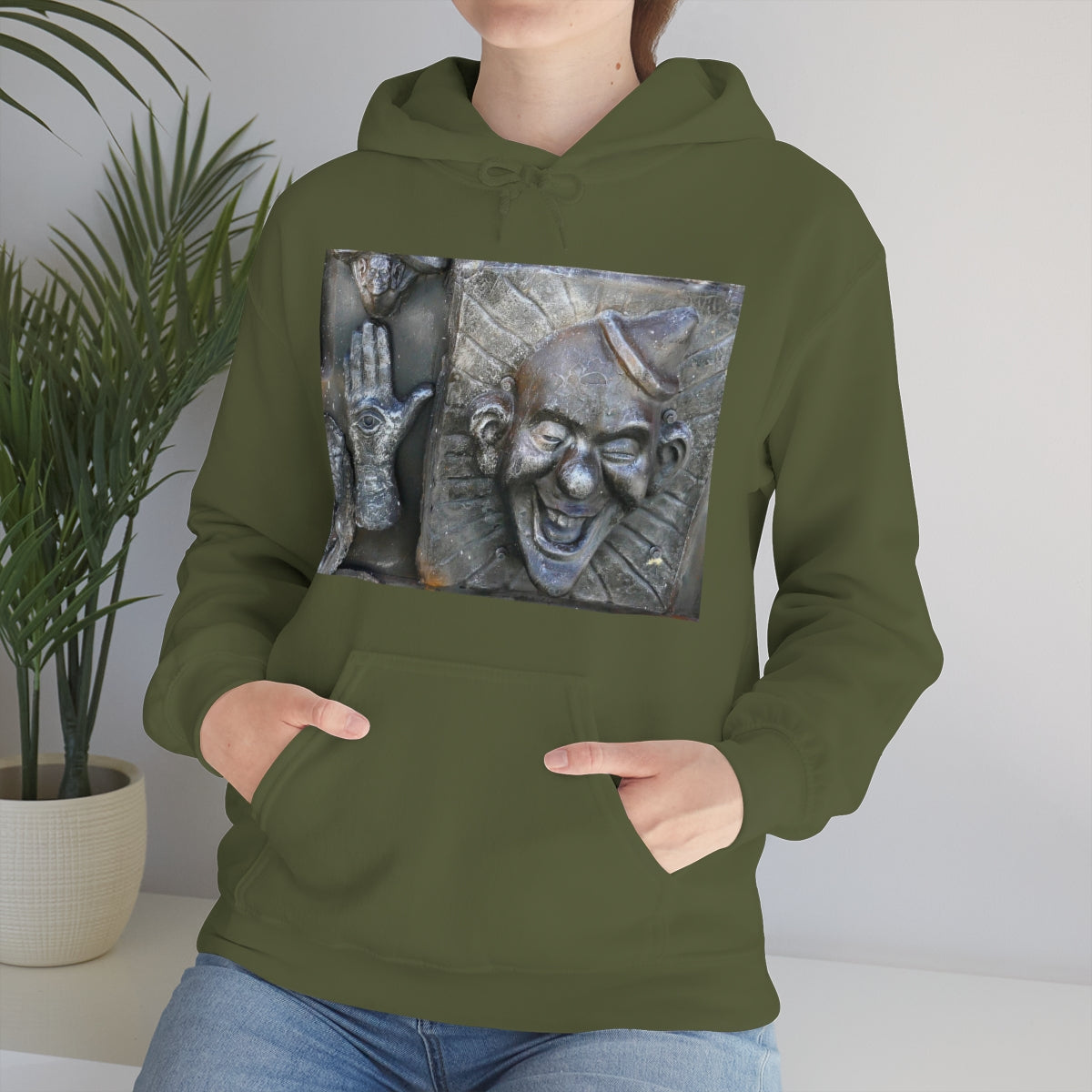 Cosmic Laughter - Unisex Heavy Blend Hooded Sweatshirt - Fry1Productions