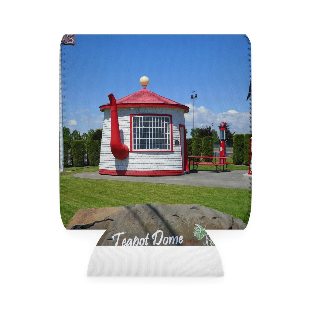 Teapot Dome Memorial Park - Can Cooler Neoprene Sleeve 12oz - Fry1Productions