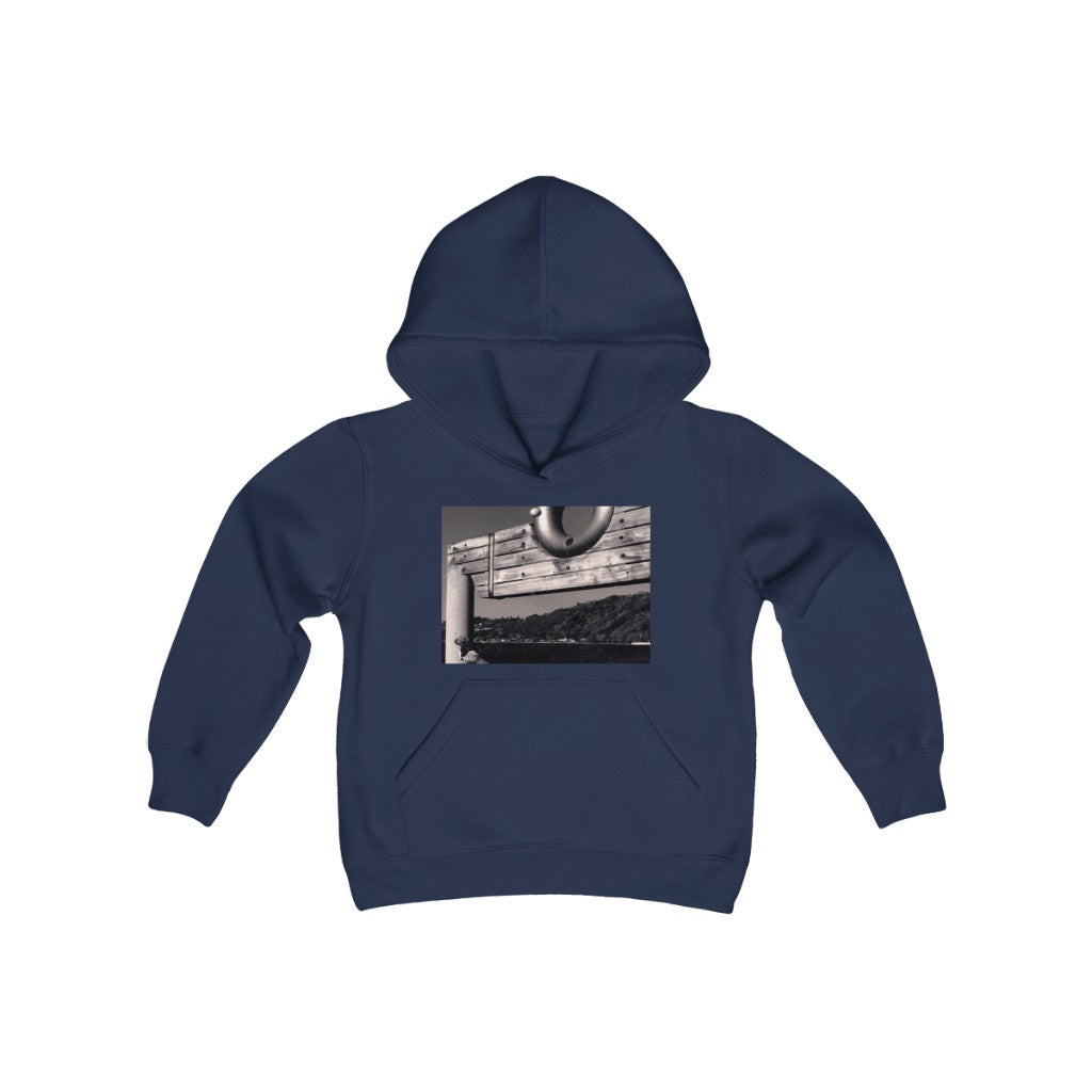 "Great Throw" - Youth Heavy Blend Hooded Sweatshirt - Fry1Productions