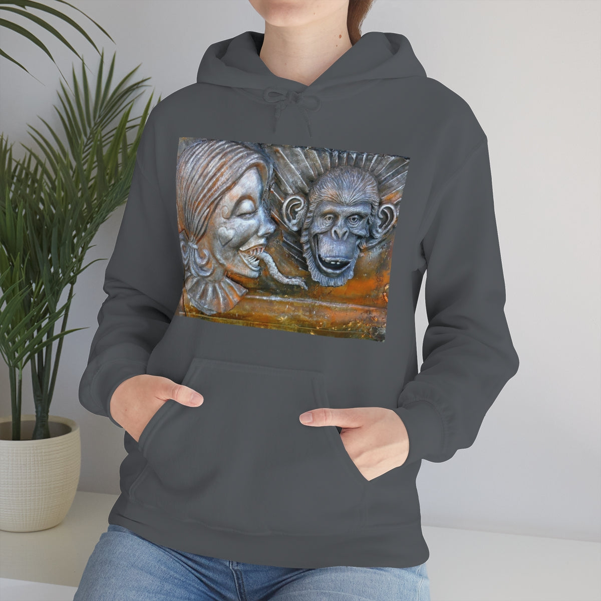 Snakily Speaking - Unisex Heavy Blend Hooded Sweatshirt - Fry1Productions