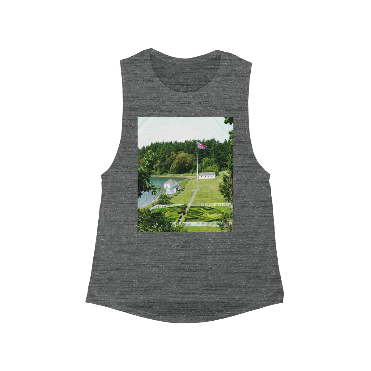 Magnificent Grandiose Views - Women's Flowy Scoop Muscle Tank - Fry1Productions