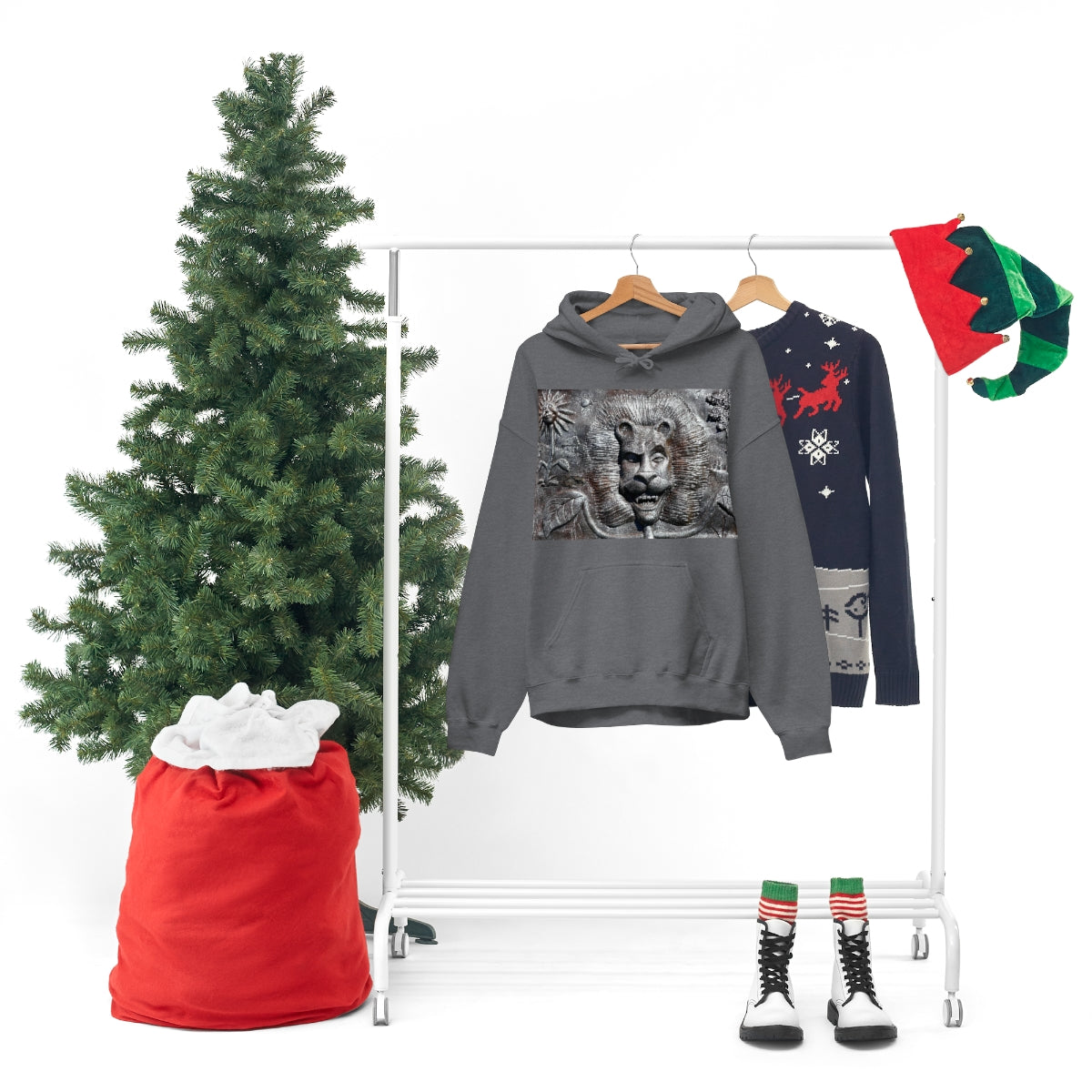 Lion's Friends Forever - Unisex Heavy Blend Hooded Sweatshirt - Fry1Productions
