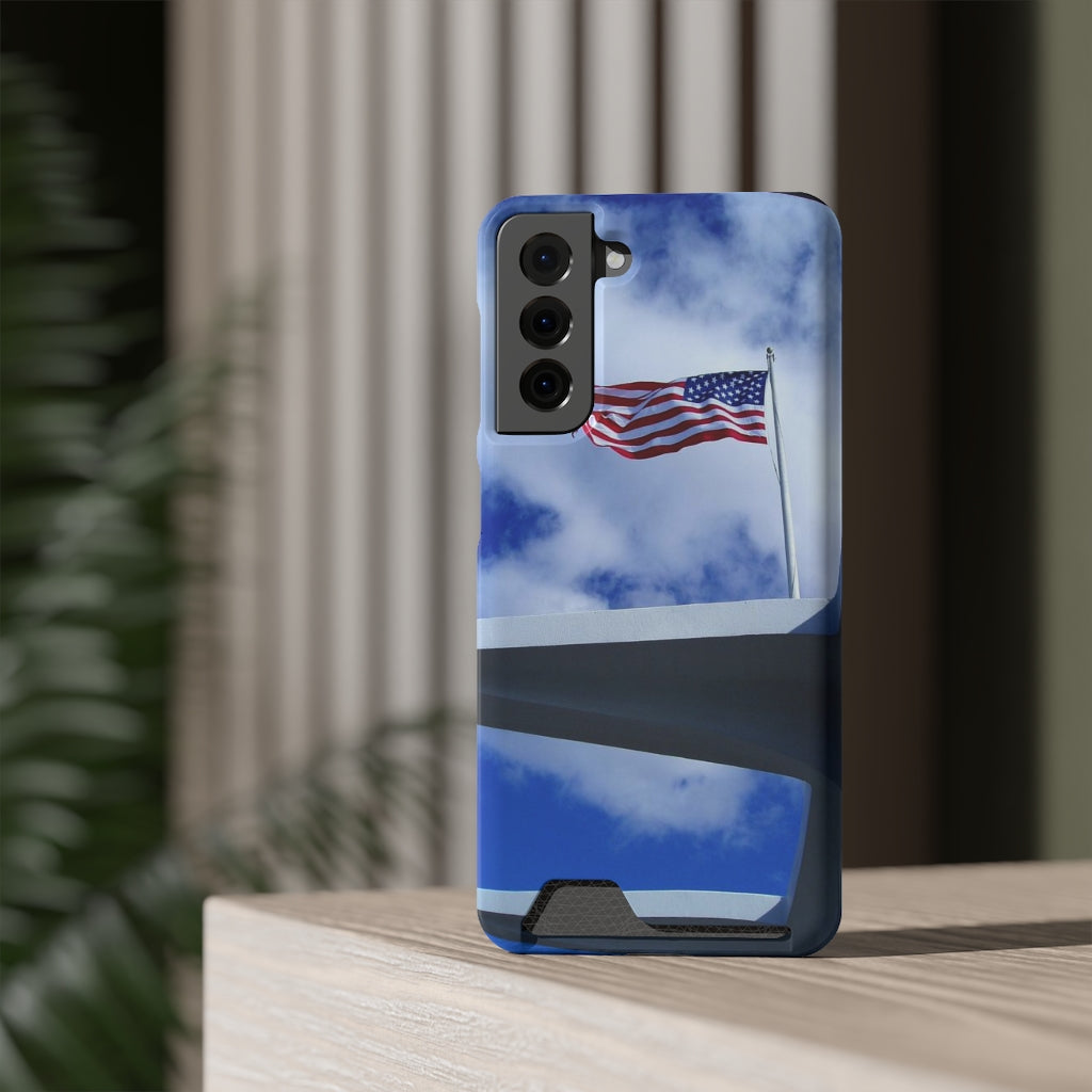 "In Solemn Remembrance" - Galaxy S22 S21 & iPhone 13 Case With Card Holder - Fry1Productions