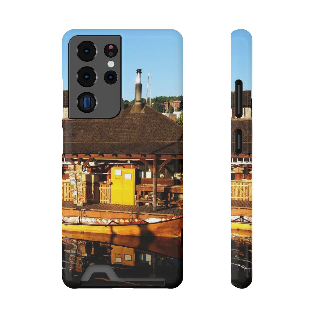 "Q'il'bid Awe" - Galaxy S22 S21 & iPhone 13 Case With Card Holder - Fry1Productions