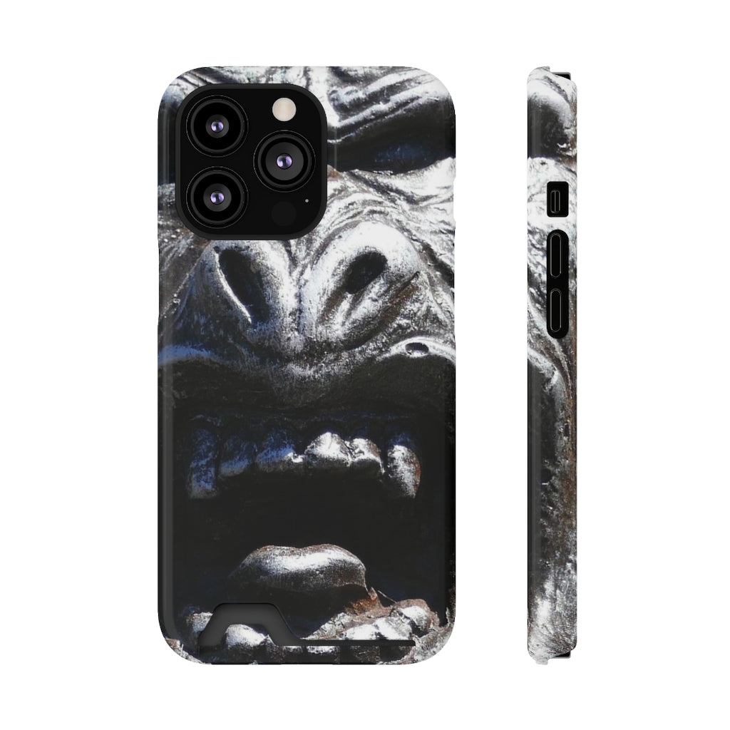 "Frenzy Scream" - Galaxy S22 S21 & iPhone 13 Case With Card Holder - Fry1Productions