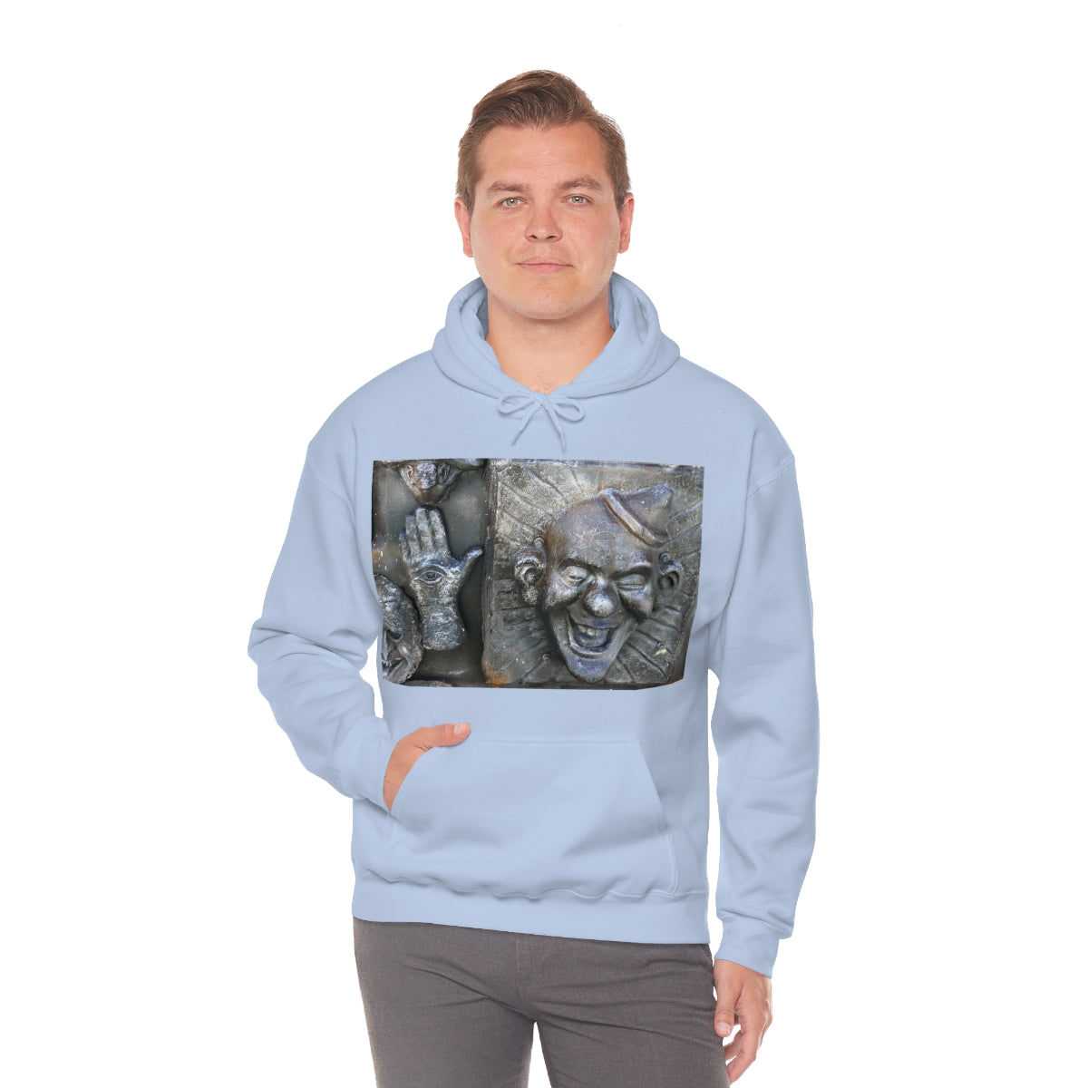 Cosmic Laughter - Unisex Heavy Blend Hooded Sweatshirt - Fry1Productions