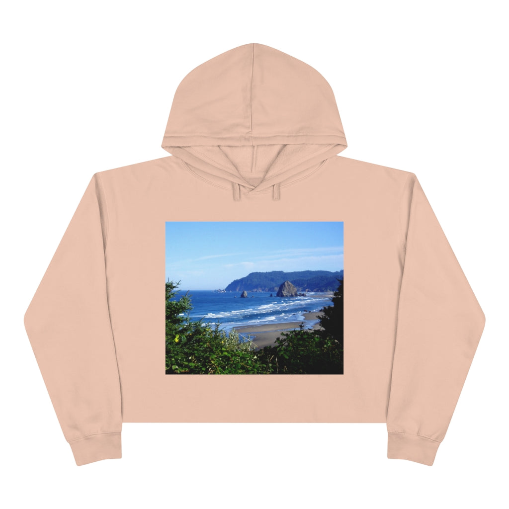 Sea Stacks Triumph - Crop Hoodie - Fry1Productions