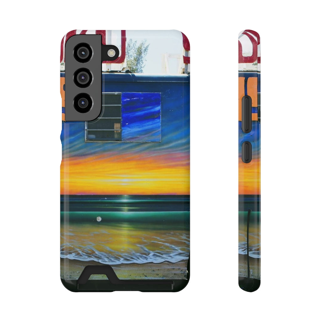 "Fumis Aloha" - Galaxy S22 S21 & iPhone 13 Case With Card Holder - Fry1Productions
