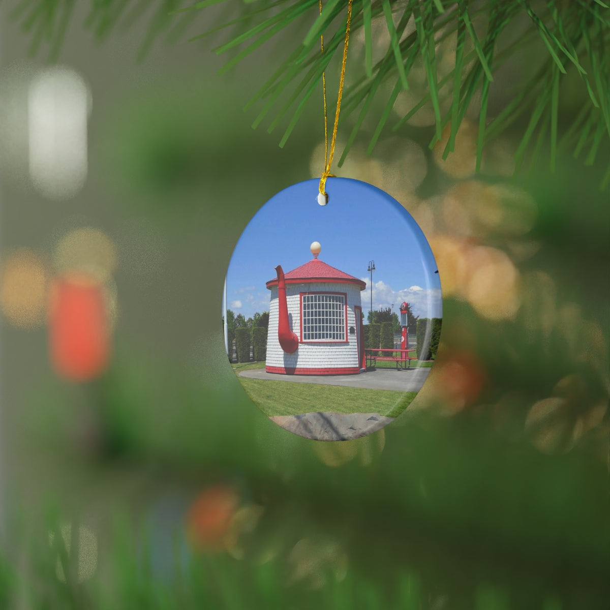 Teapot Dome Memorial Park - Ceramic Ornaments - Fry1Productions