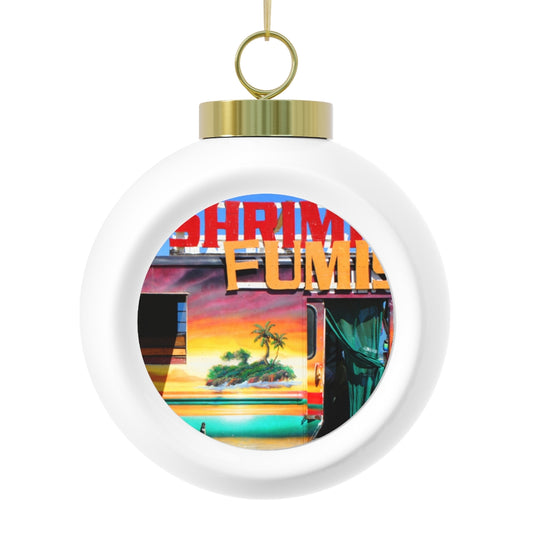 Island Love - Christmas Ball Ornament - Fry1Productions