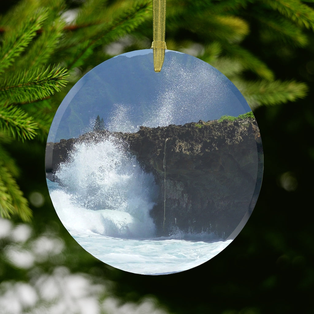 Rockin Surfer's Rope - Glass Ornament - Fry1Productions