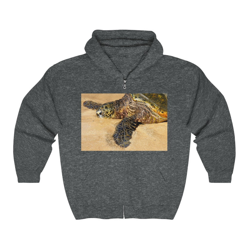 "Glistening Journey" - Unisex Full Zip Hooded Sweatshirt - Fry1Productions