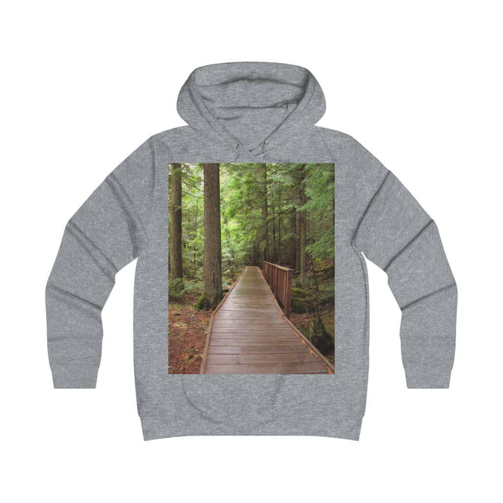 "Fauna Flora" -  Girlie College Hoodie - Fry1Productions