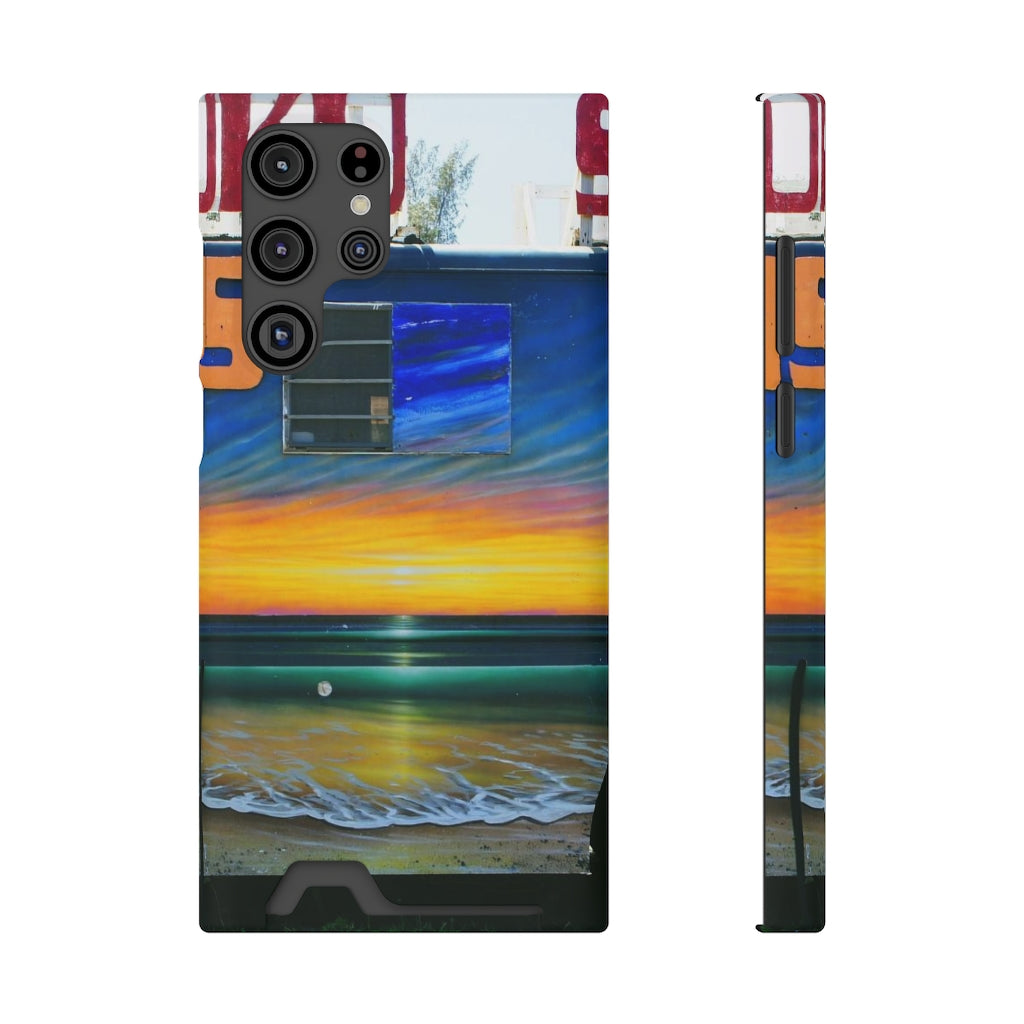 "Fumis Aloha" - Galaxy S22 S21 & iPhone 13 Case With Card Holder - Fry1Productions