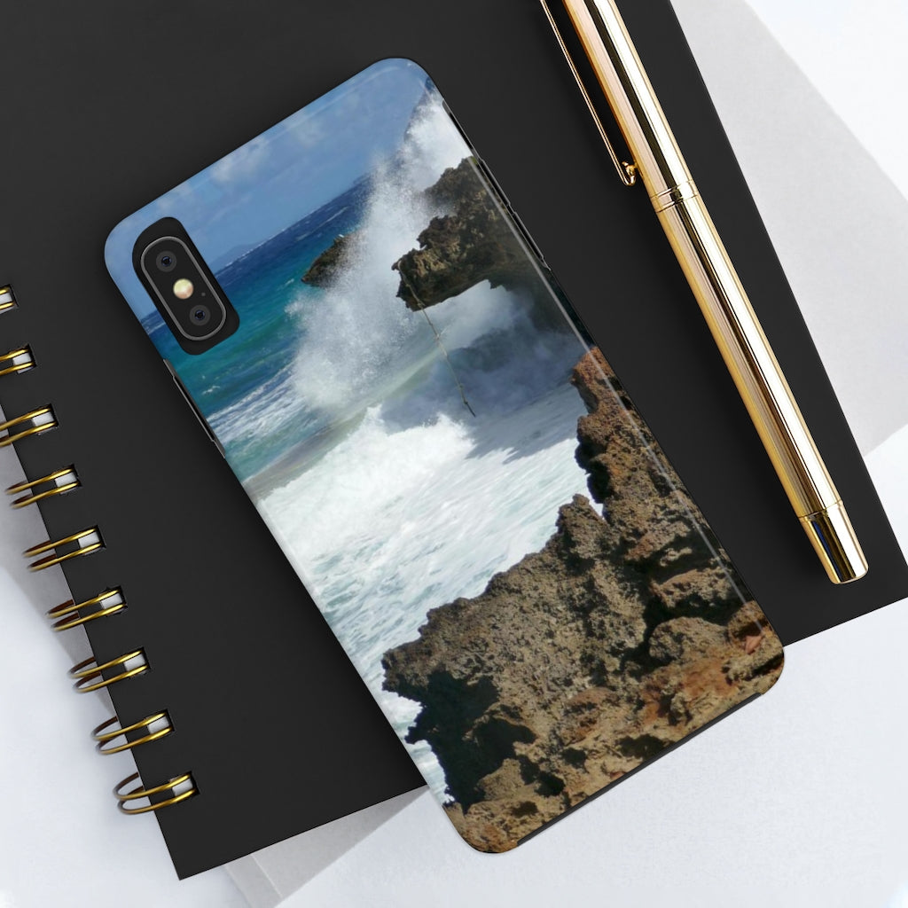 "Surfer's Saving Rope" - iPhone Tough Case - Fry1Productions