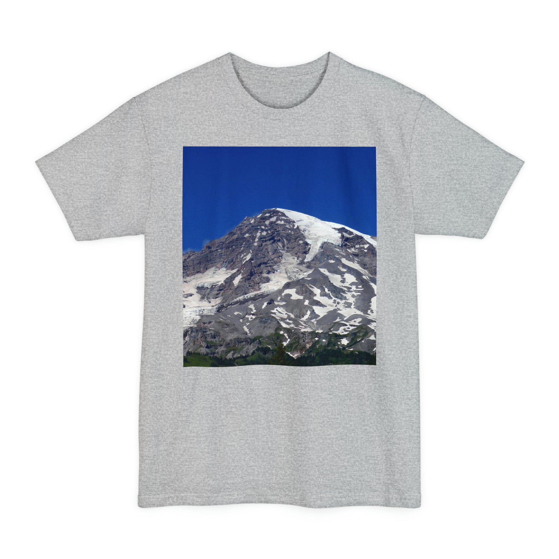 Majestic Mt. Rainier - Unisex Tall Beefy T-Shirt - Fry1Productions