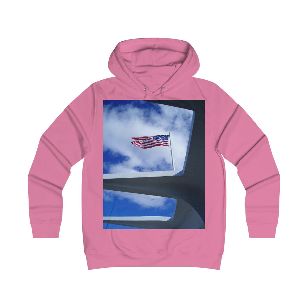 "In Solemn Remembrance" - Girlie College Hoodie - Fry1Productions