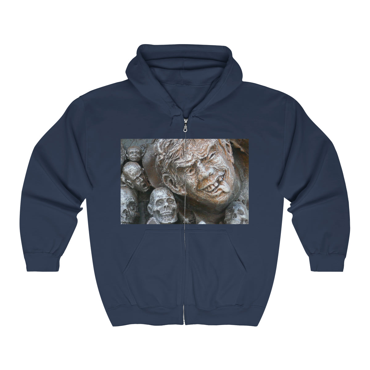 Waiting for the King - Unisex Heavy Blend Full Zip Hooded Sweatshirt - Fry1Productions