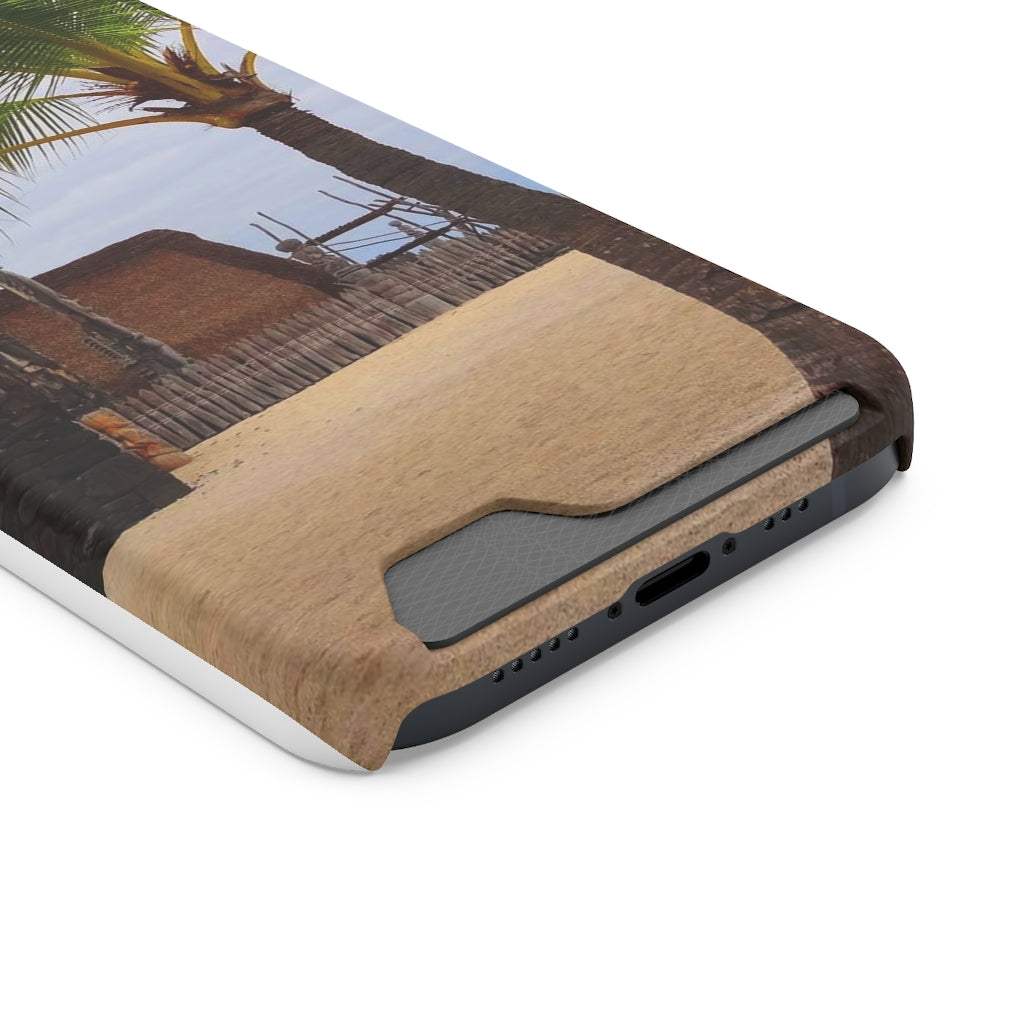 “Florescence Hale O Keawe” - Galaxy S22 S21 & iPhone 13 Case With Card Holder - Fry1Productions