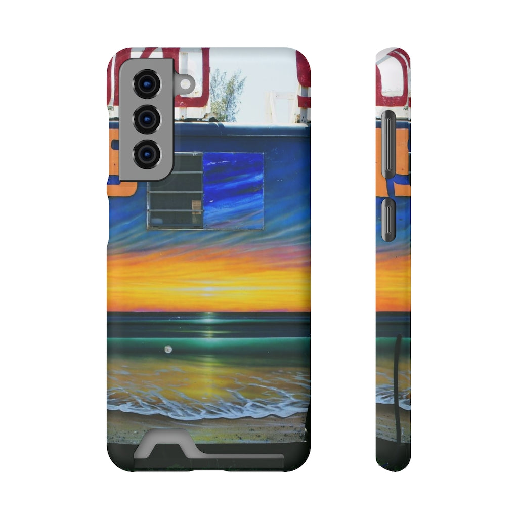"Fumis Aloha" - Galaxy S22 S21 & iPhone 13 Case With Card Holder - Fry1Productions