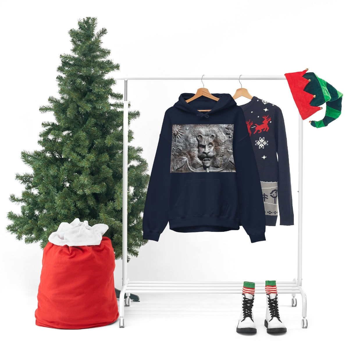 Lion's Friends Forever - Unisex Heavy Blend Hooded Sweatshirt - Fry1Productions