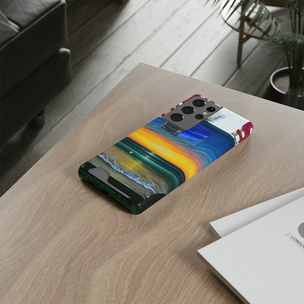 "Fumis Aloha" - Galaxy S22 S21 & iPhone 13 Case With Card Holder - Fry1Productions