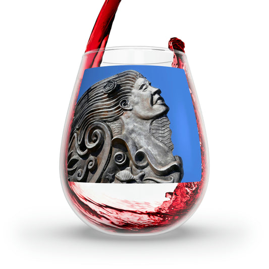 Nymph Beauty - Stemless Wine Glass, 11.75 oz - Fry1Productions