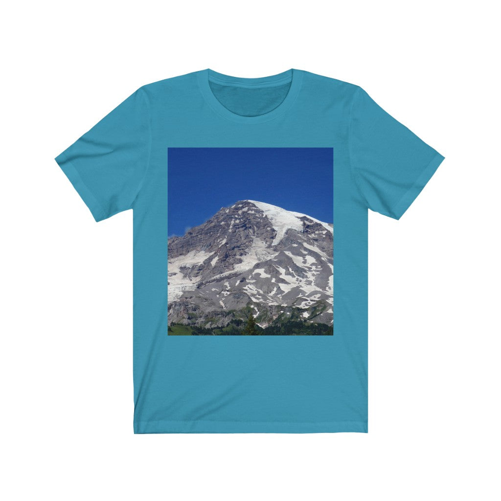 "Majestic Mt. Rainier" - Unisex Jersey Short Sleeve T-Shirt - Fry1Productions