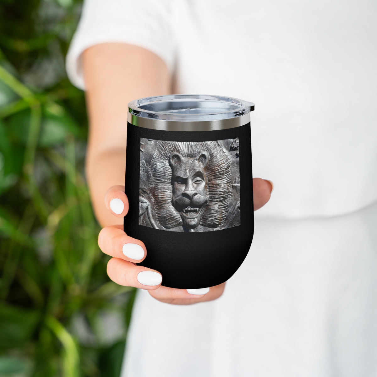 Lion's Friends Forever - 12 oz Insulated Wine Tumbler - Fry1Productions