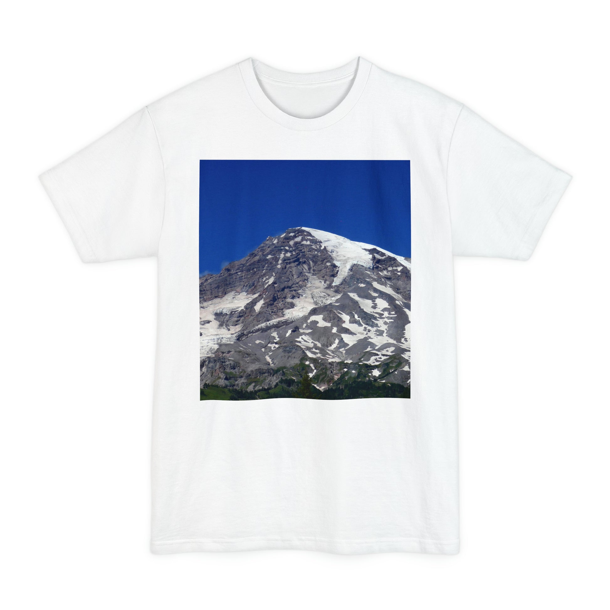 Majestic Mt. Rainier - Unisex Tall Beefy T-Shirt - Fry1Productions