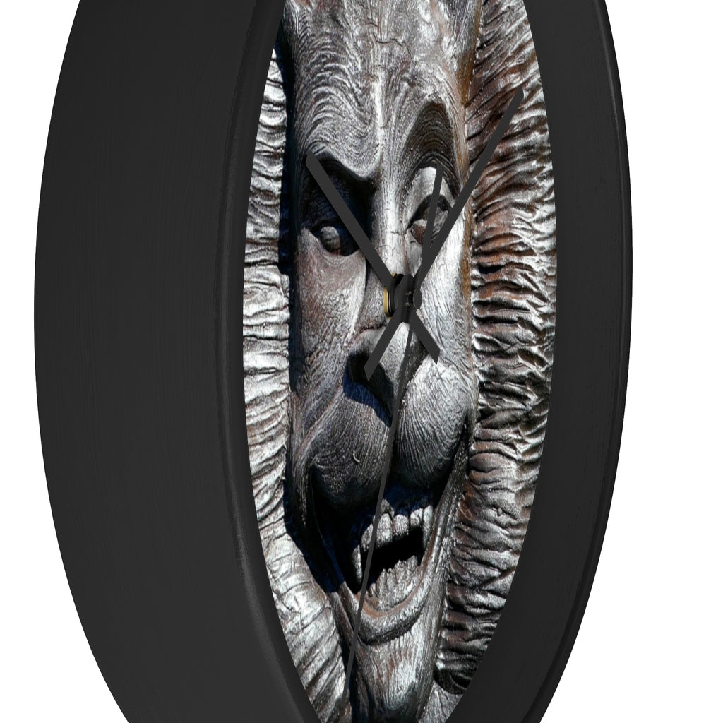 "Lion's Friends Forever " - 10" Wooden Frame Wall Clock - Fry1Productions