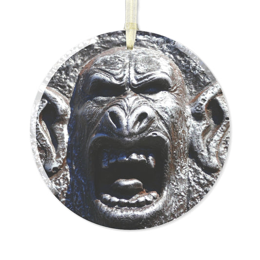 Frenzy Scream - Glass Ornament - Fry1Productions
