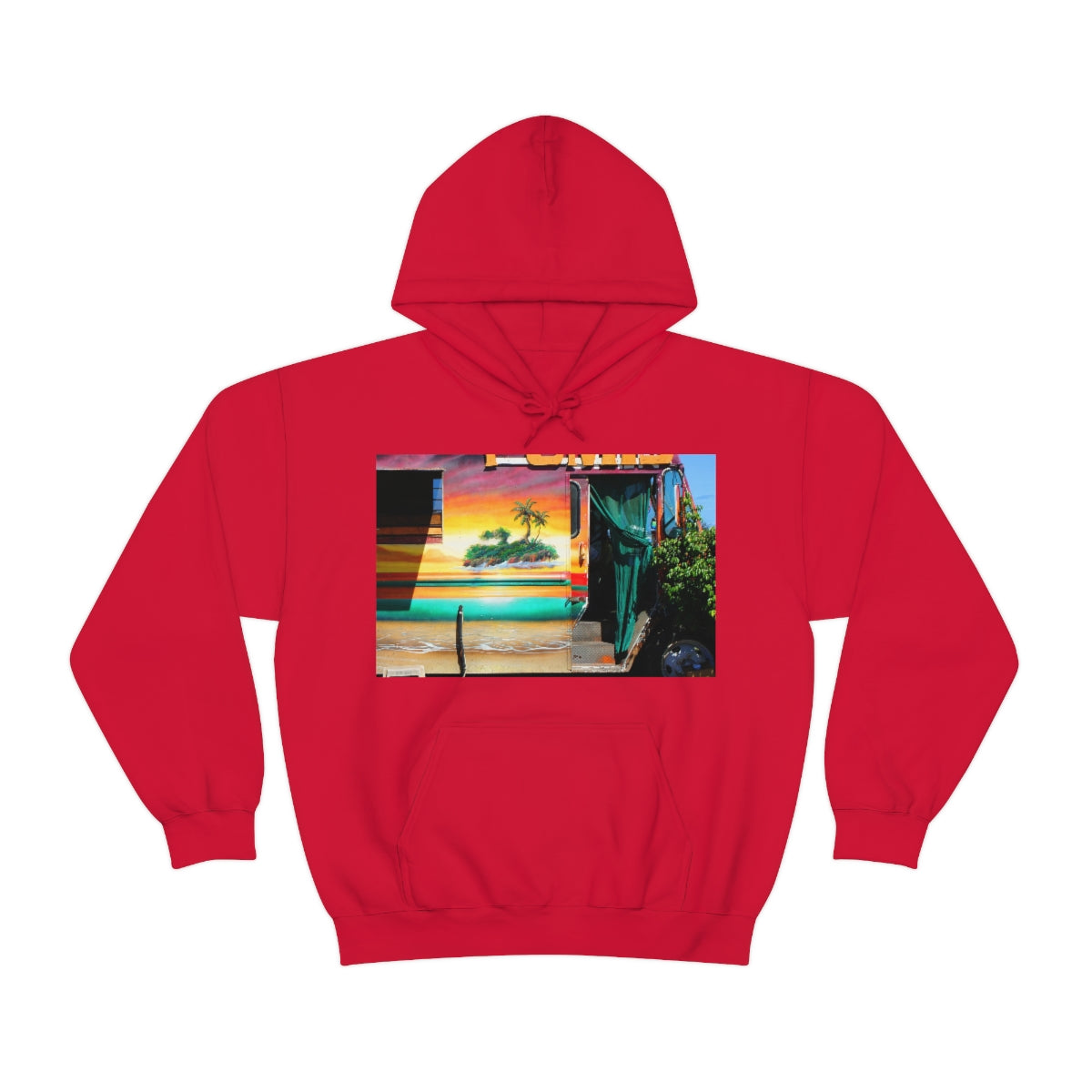Island Love - Unisex Heavy Blend Hooded Sweatshirt - Fry1Productions