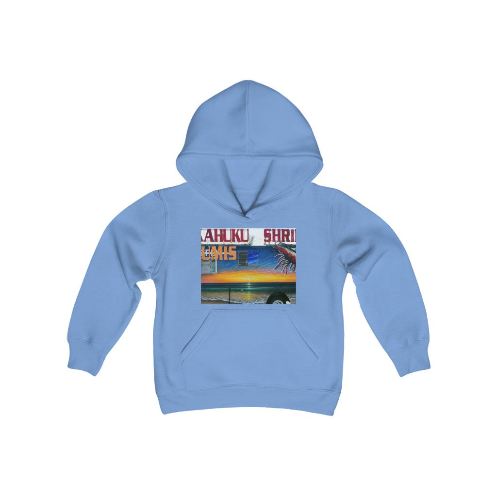 "Fumis Aloha" - Youth Heavy Blend Hooded Sweatshirt - Fry1Productions