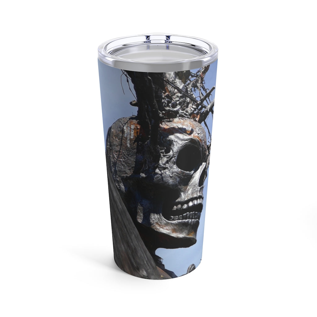 "Skull Warrior" - Stainless Steel Tumbler 20 oz - Fry1Productions