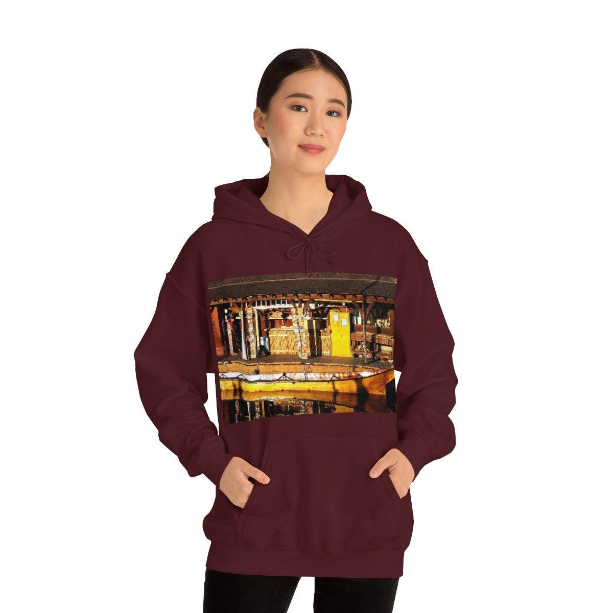 Q'il'bid Awe - Unisex Heavy Blend Hooded Sweatshirt - Fry1Productions