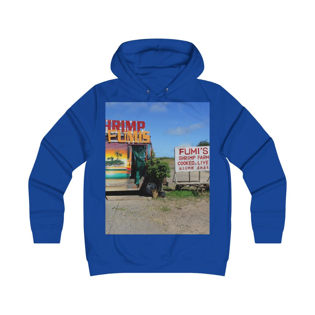 "Kaulana Delights" -  Girlie College Hoodie - Fry1Productions