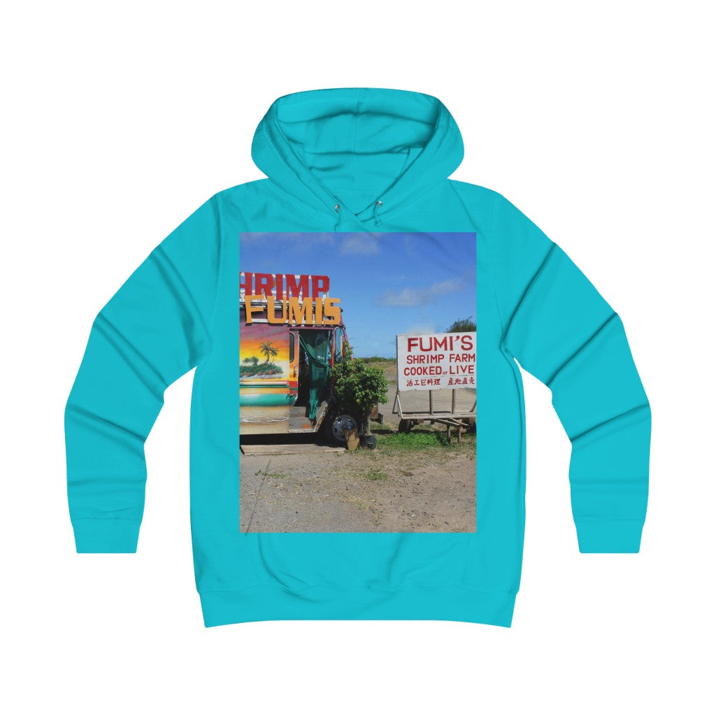 "Kaulana Delights" -  Girlie College Hoodie - Fry1Productions