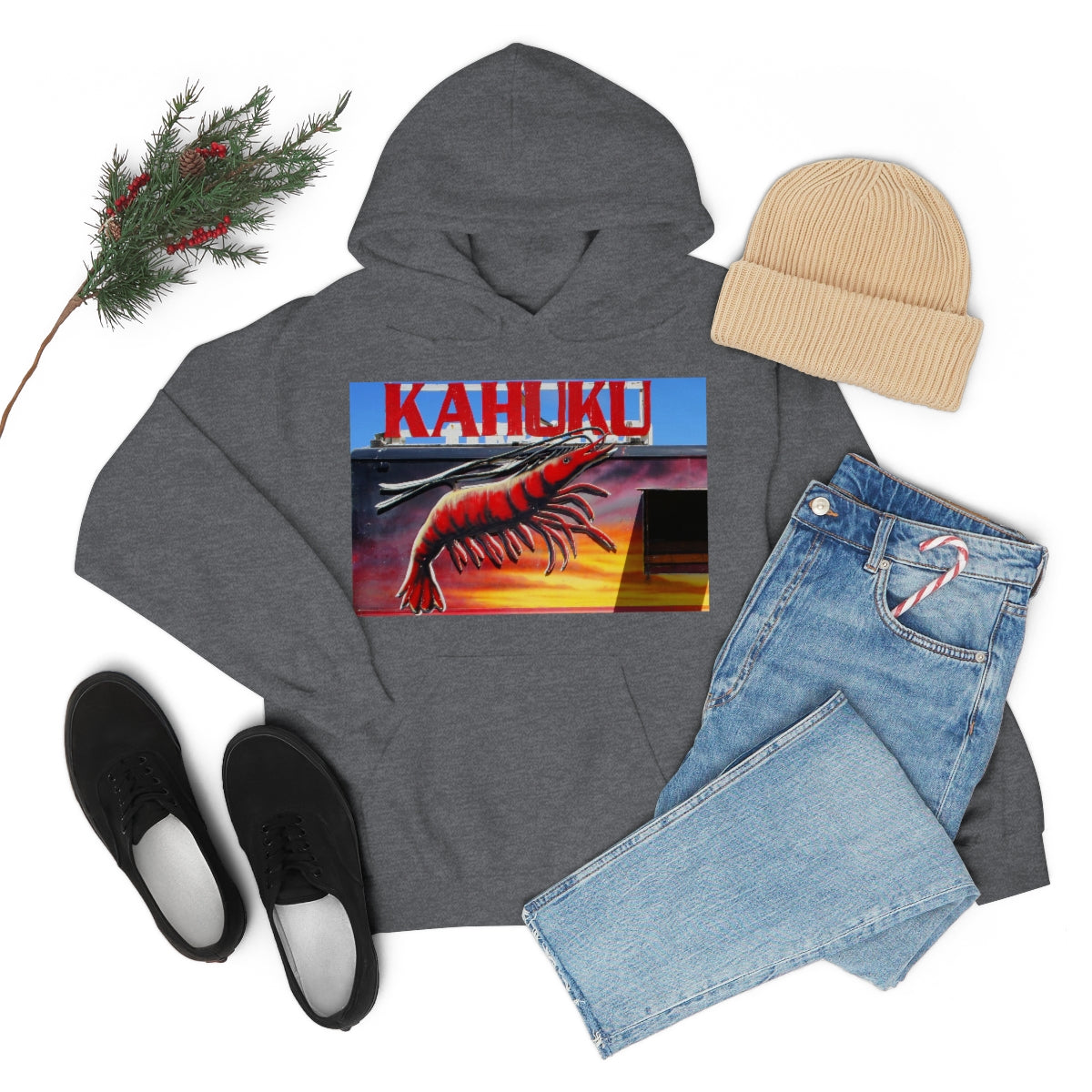 Kahuku Kai - Unisex Heavy Blend Hooded Sweatshirt - Fry1Productions