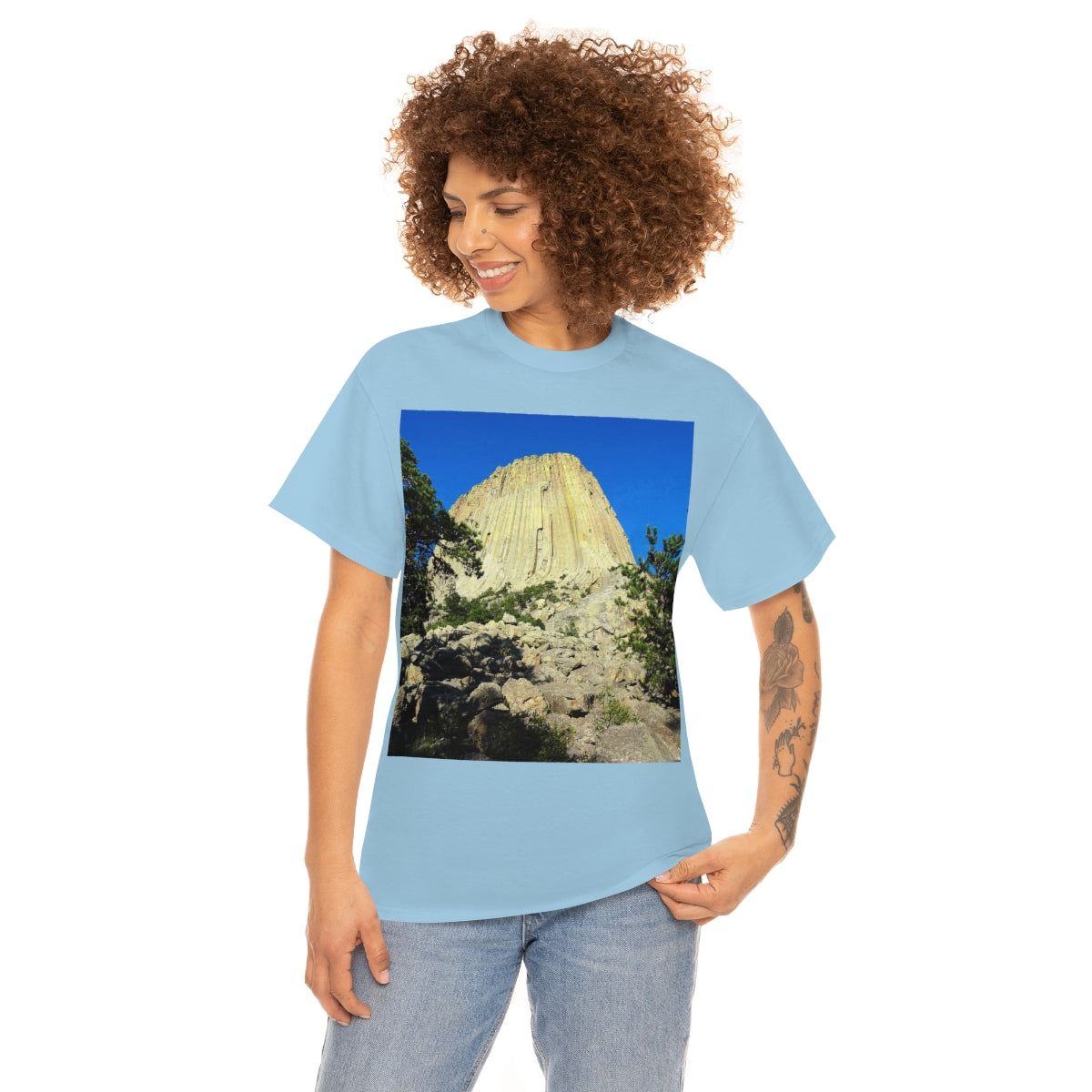 Reaching Heaven - Unisex Heavy Cotton Tee - Fry1Productions