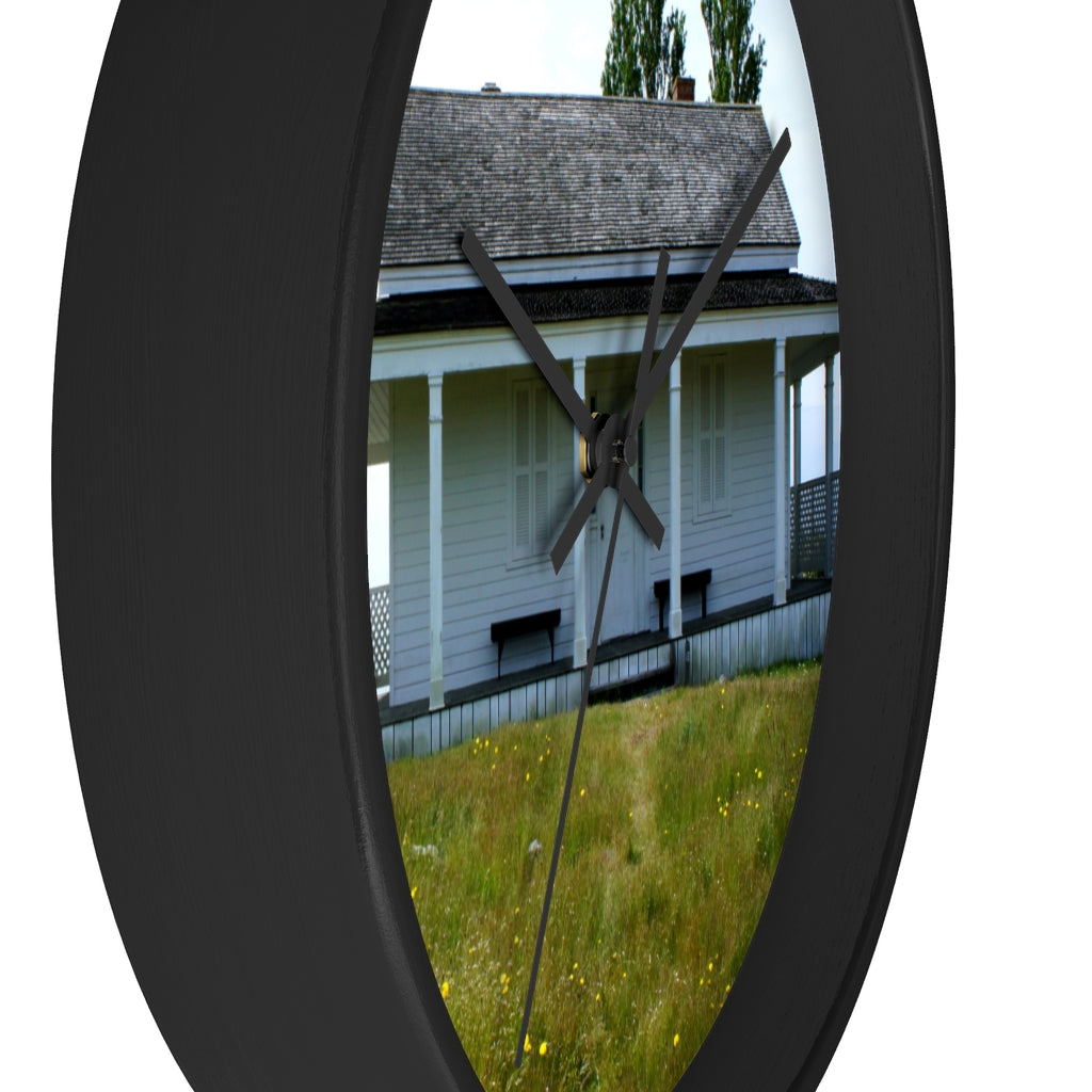 "Tenacious Sentinel" - 10" Wooden Frame Wall Clock - Fry1Productions