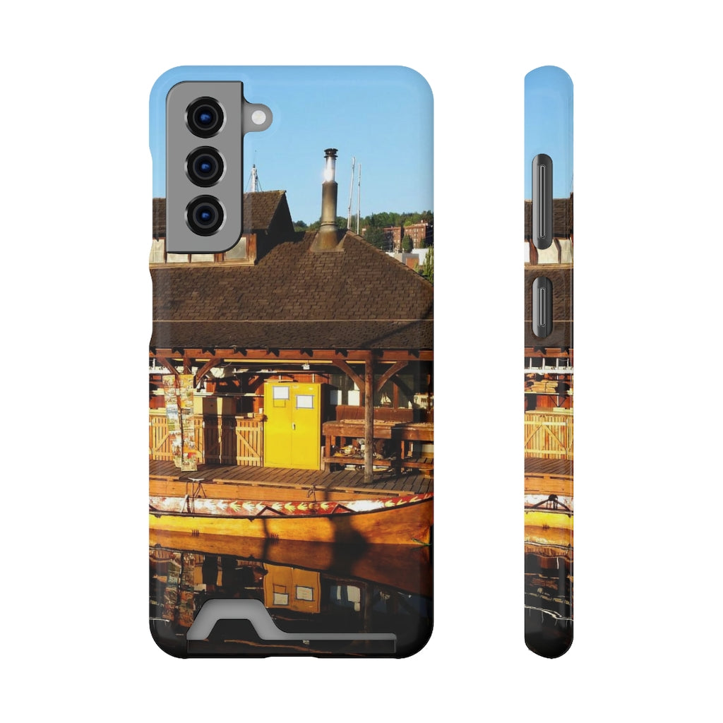 "Q'il'bid Awe" - Galaxy S22 S21 & iPhone 13 Case With Card Holder - Fry1Productions