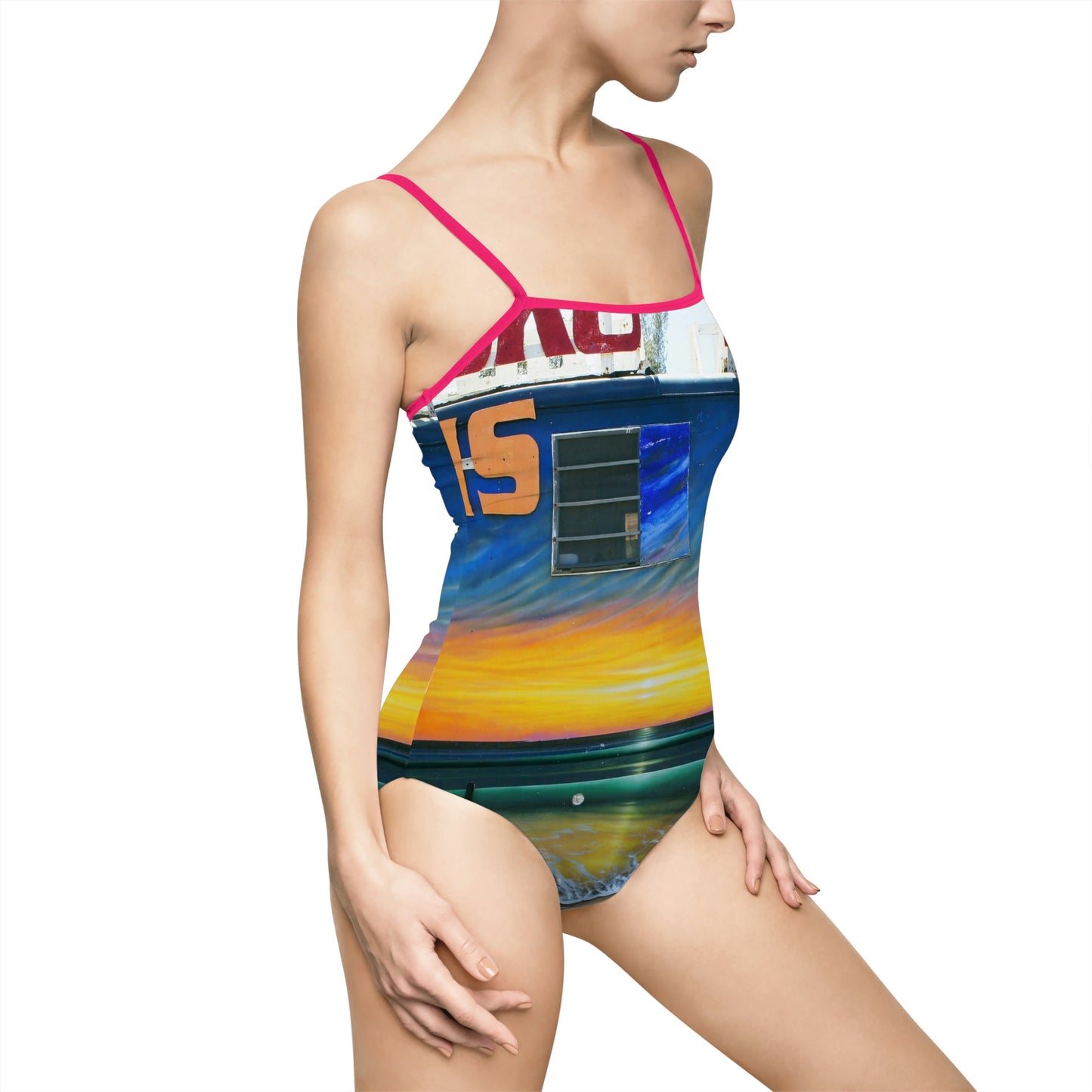 Fumis Aloha - Women's One-Piece Swimsuit - Fry1Productions