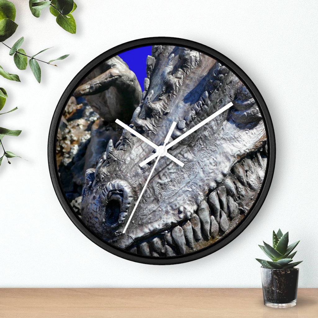 "Delectable Vision" - 10" Wooden Frame Wall Clock - Fry1Productions